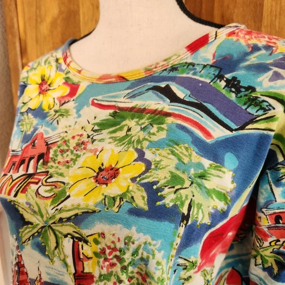 Vintage Zashi Beaded Top | S - Picture 2 of 5